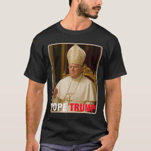 Camiseta Pope Trump Engraçado Presidente Trump Quer Ser O N