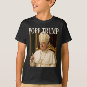 Camiseta Pope Trump Engraçado Presidente Trump se Declara