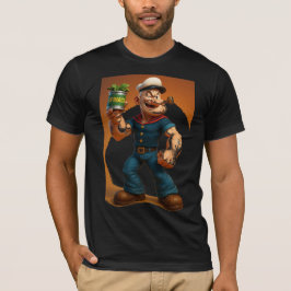 Camiseta Popeye Spinach Mode – Diseño Retro Divert