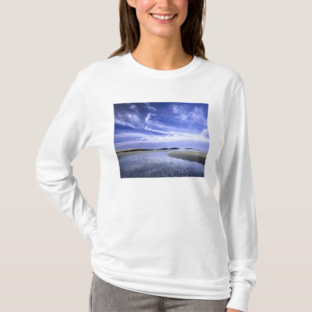 Camiseta POPHAM BEACH STATE PARK, MAINE. EUA. Cirro (Frente)