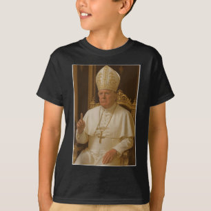Camiseta Popo Trump Vaticano Church Papa Trump Engraçado Ch
