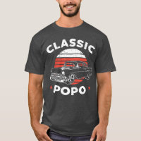Popo Vintage Retro Clássico Amante de Carros Engra