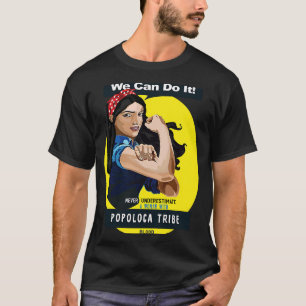 Camiseta Popoloca índia mexicana indígena não sofre