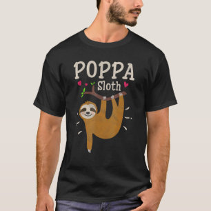 Camiseta Poppa Animal do Zoológico Humor com Gráfico de Len