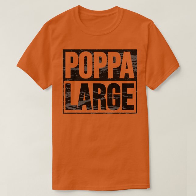 Camiseta Poppa grande (Frente do Design)