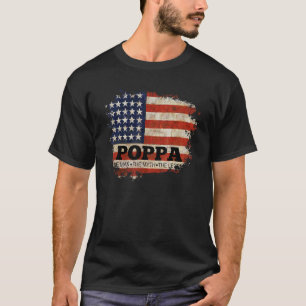 Camiseta Poppa O Homem O Mito A Lenda Nos Dia de os pais