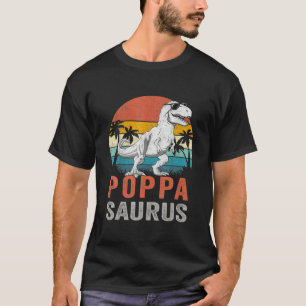 Camiseta Poppasauro T Rex Dinossaur Poppa Saurus