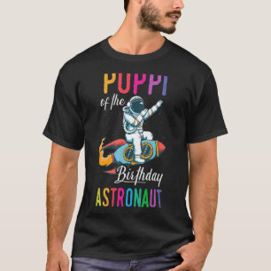 Camiseta Poppi Do Astronauta Espacial Bday Partido C