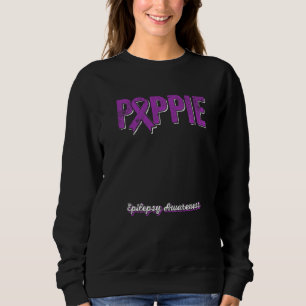 Camiseta Poppie de um Guerreiro Epilepsia Poppie Fita Roxa