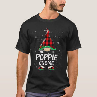 Camiseta Poppie Gnome Buffalo Plaid Matching Family Christm