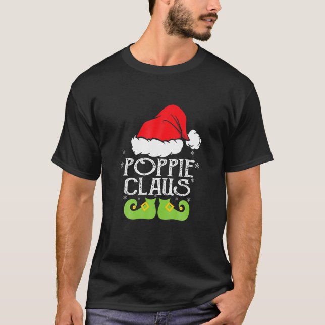 Camiseta Poppie Santa Clause Familiares Correspondendo Paja (Frente)