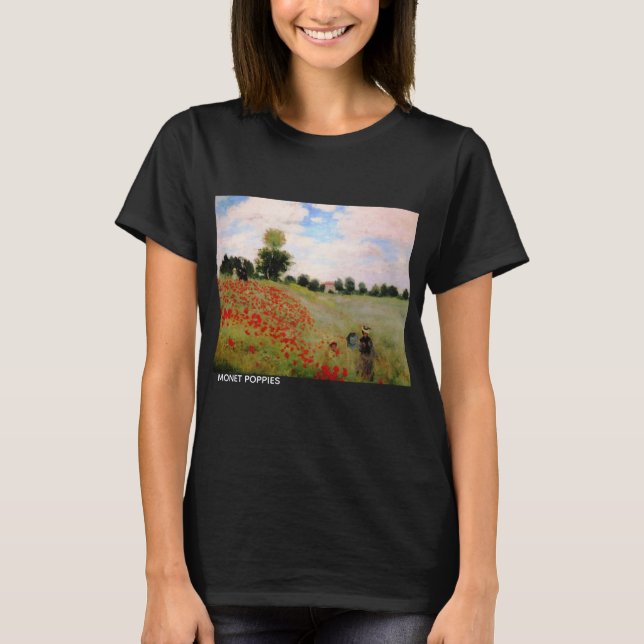 Camiseta Poppies Monet (Frente)