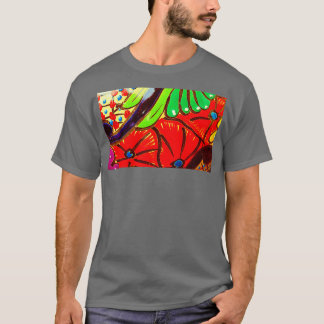 Camiseta Poppies vermelhos Talavera