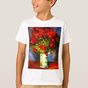 Camiseta Poppies Vermelhos Van Gogh