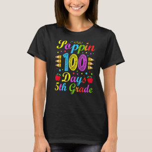 Camiseta Poppin 100 Dias, Grau 5, Primário, Kid Eleme