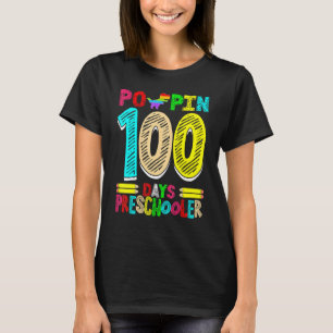 Camiseta Poppin 100 Dias Pré-Coler Dinossauro Ensino de Ens