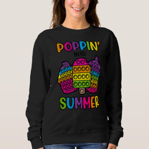 Camiseta Poppin' In Summer Fidget Pop It Sorvete Cupcak