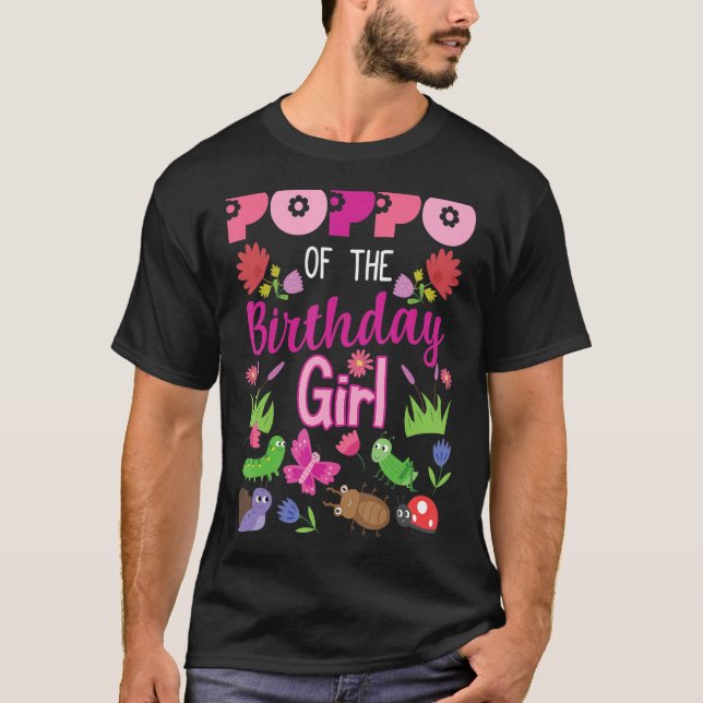 Camiseta Poppo Da Festa De Inseto De Aniversário (Frente)