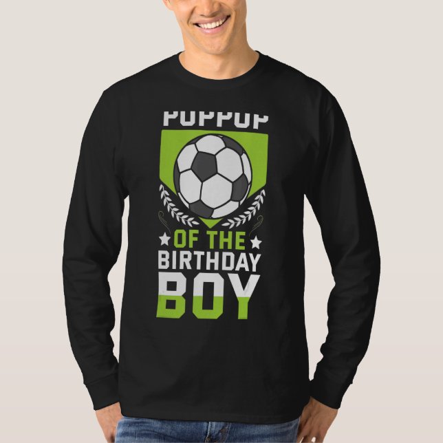 Camiseta Poppop da Equipe de Jogadores De Futebol De Aniver (Frente)