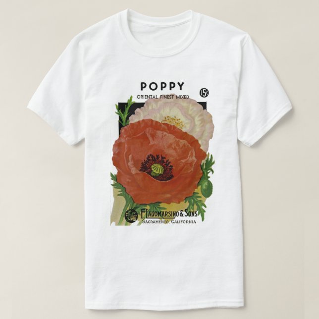 Camiseta Poppy (Frente do Design)