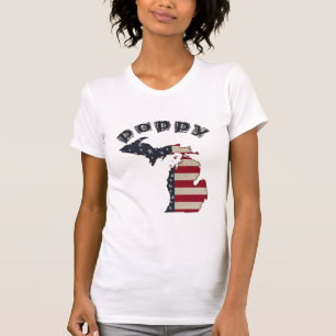 Camiseta Poppy Avô Michigan Americana Grunge