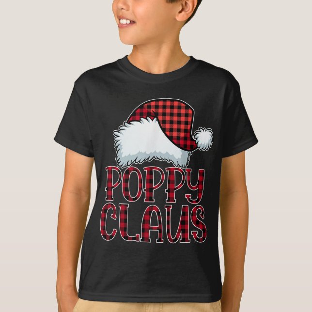 Camiseta Poppy Claus Natal Família Pajama Matando Xmas (Frente)