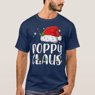 Camiseta Poppy Claus Papais noeis Família de Natal Corresp