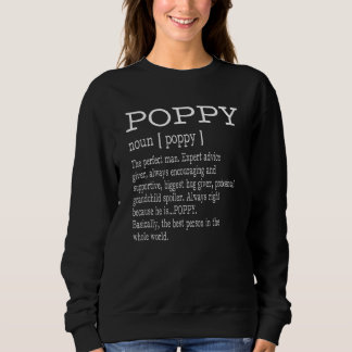 Camiseta Poppy Definition Grandpa Men Dias de os pais