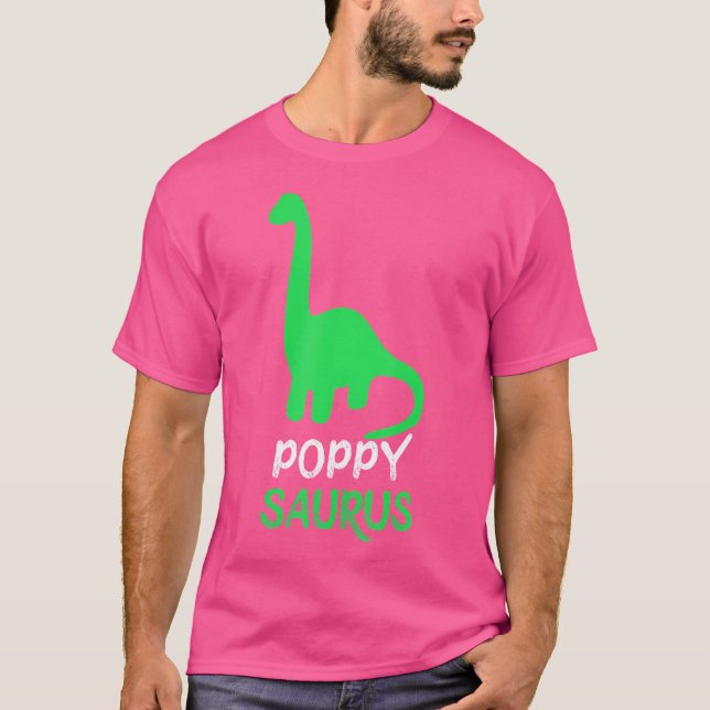 Camiseta Poppy-Saurus Funny Dino Dinosaur Poppysaurus (Frente)