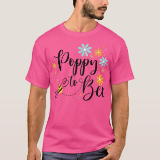 Camiseta Poppy To Bee, Anúncio De Gravidez Fofo Para Popp