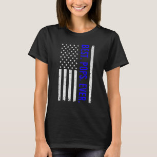Camiseta Pops Masculinos Bandeira Americana Para o Dia dos
