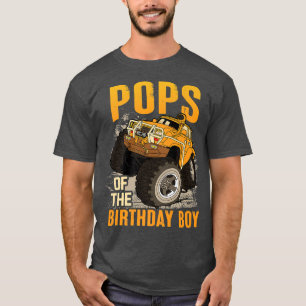 Camiseta Pops of the Birthday Boy Monster Truck Birthday 