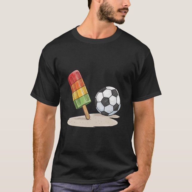 Camiseta Popsicle and soccer ball (Frente)