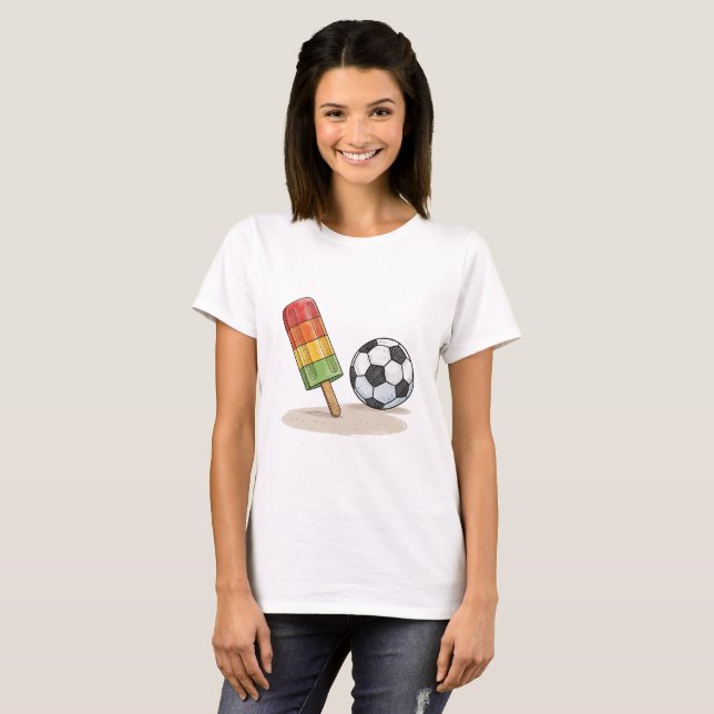 Camiseta Popsicle and soccer ball (Frente Completa)
