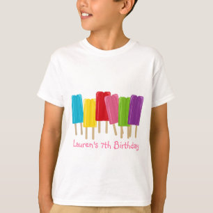 Camiseta Popsicles e bolinhas