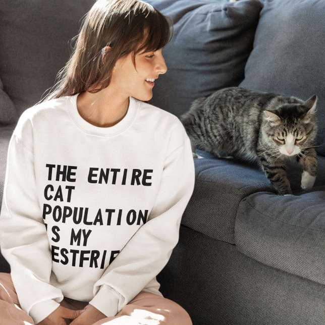 Camiseta População de Gatos - Meu Melhor Amigo (Cat Population)
