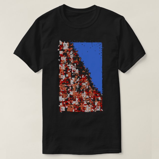 Camiseta População densamente (Frente do Design)