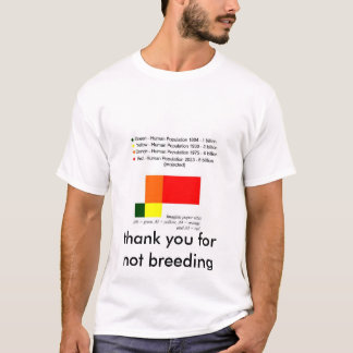 Camiseta População Humana Livre De Crianças Por Retângulos