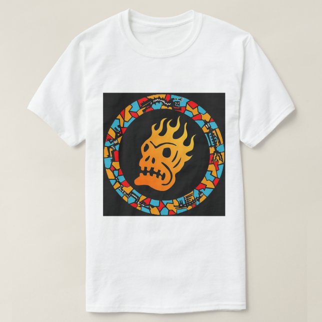 Camiseta popular Oingo Boingo. . . (Frente do Design)