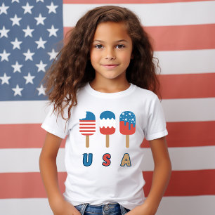 Camiseta Popules do Dia da Independência dos EUA Patriot Ju