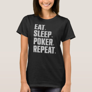 Camiseta Pôquer Bonito Para Homens Casino Jogo Poker Pla