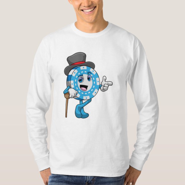 Camiseta Pôquer com batatas fritas (Frente)