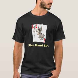 Camiseta Pôquer de Burro Para Jogadores Online e Ao Vivo  1