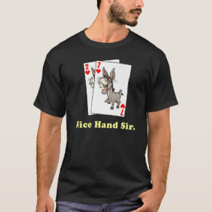 Camiseta Pôquer de Burro Para Jogadores Online e Ao Vivo  1