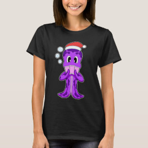Camiseta Pôquer de Natal do Polvo