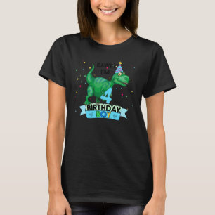 Camiseta Por 4 anos, 4 anos, garoto Rex Dinossaur
