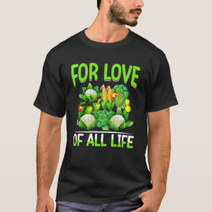 Camiseta Por Amor a Toda a Vida Eu Sou Vegan