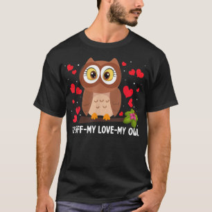 Camiseta Por Bff My Love My Owl Engraçado OutfitOwl