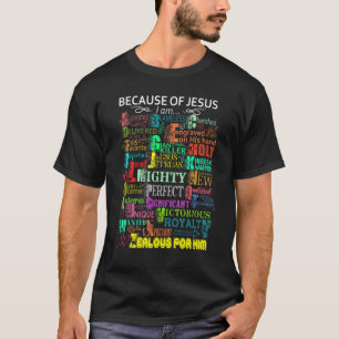Camiseta Por Causa Da Arte Cristã E Religiosa De Jesus