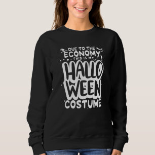 Camiseta Por Causa Da Economia Este É O Meu Traje De Hallow